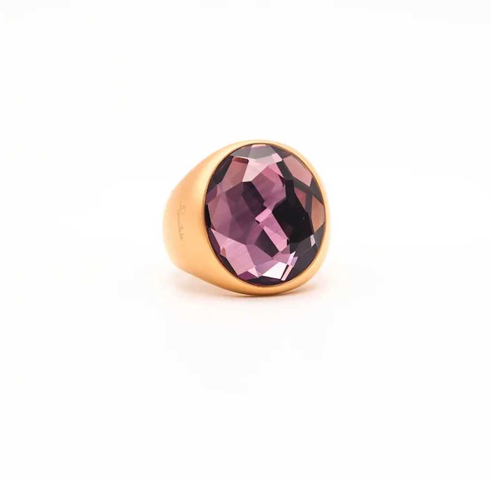 POMELLATO Narciso Cocktail Ring In Brushed 18Kt Y… - image 3