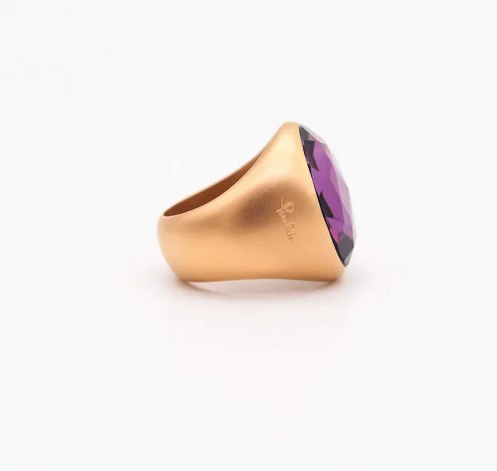 POMELLATO Narciso Cocktail Ring In Brushed 18Kt Y… - image 4