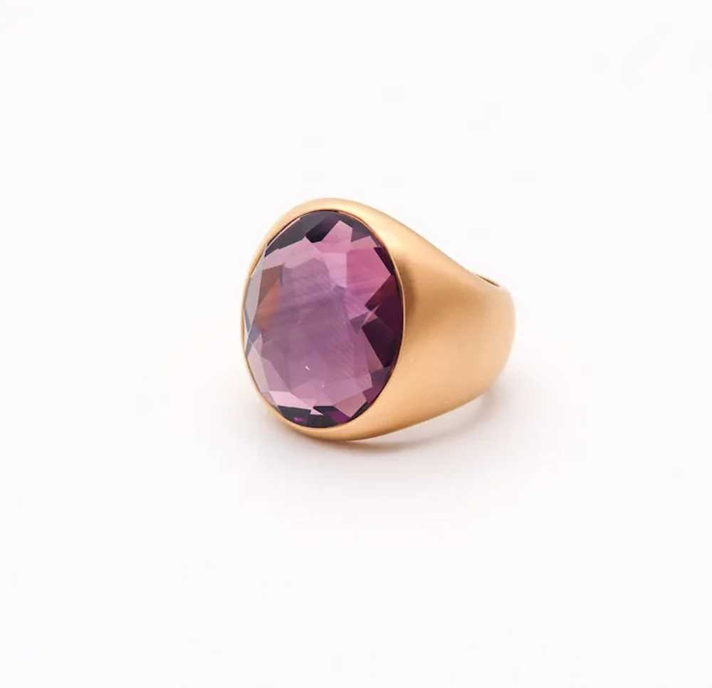 POMELLATO Narciso Cocktail Ring In Brushed 18Kt Y… - image 7