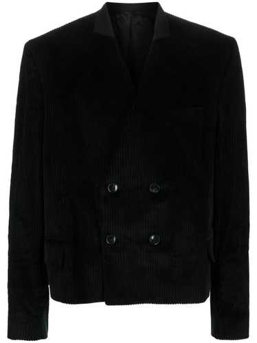 Martine Rose o1mle1124 Cropped Db Blazer in Black