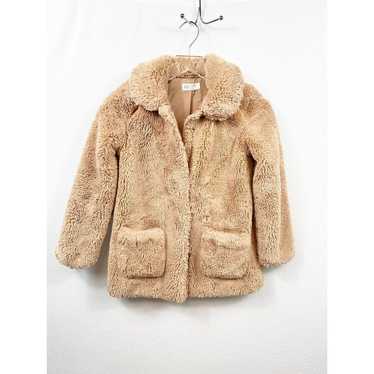 H&M H and M Girls Faux Fur Jacket, Size 10