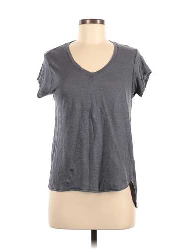 Tahari Women Gray Short Sleeve Top M