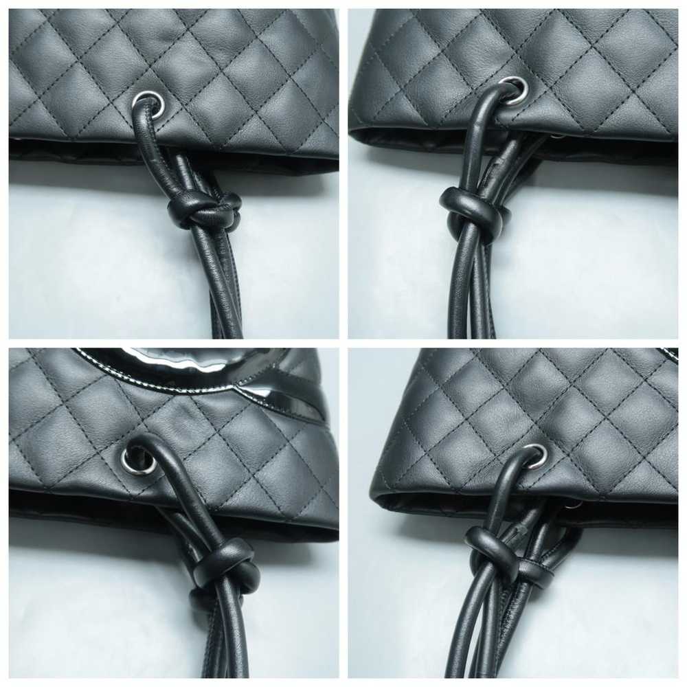 Chanel Cambon leather handbag - image 11