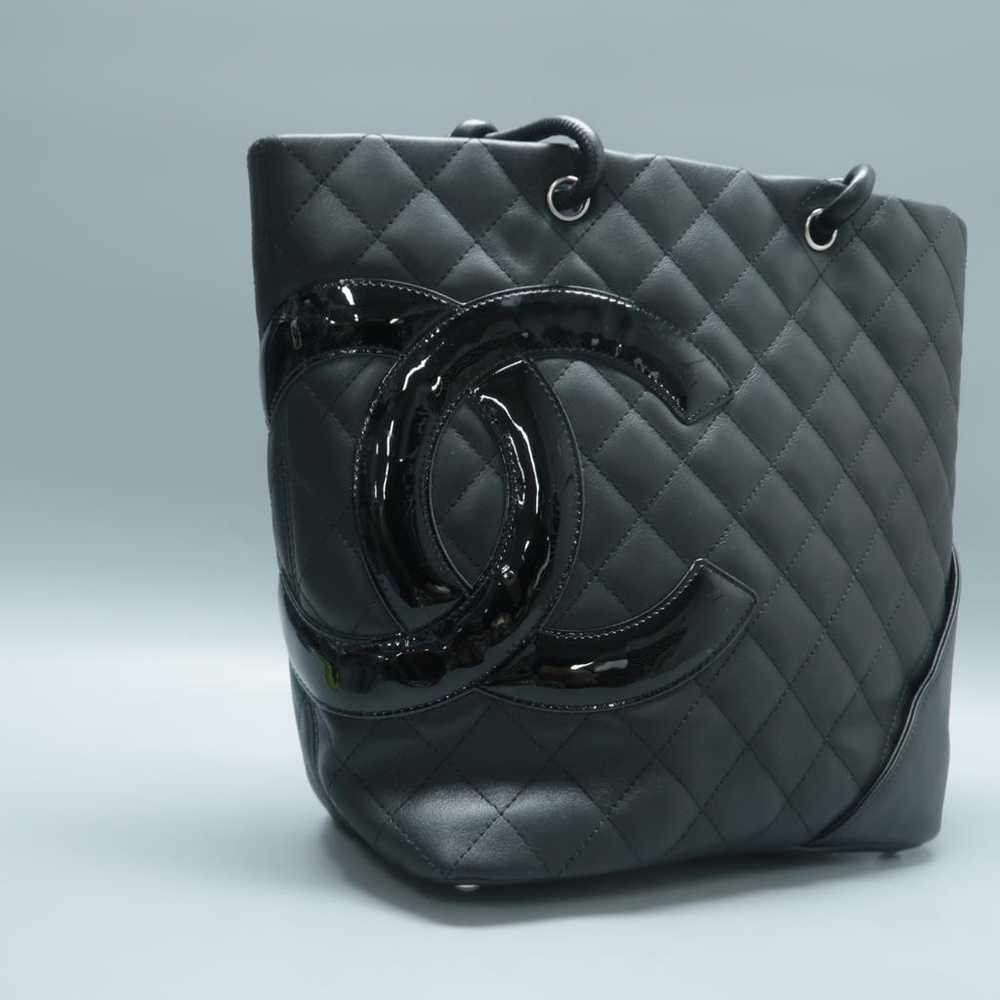 Chanel Cambon leather handbag - image 7