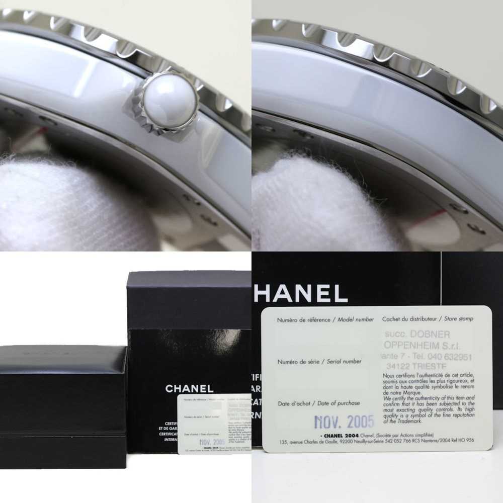 Chanel CHANEL J12 Early Model H0968 White Ceramic… - image 9