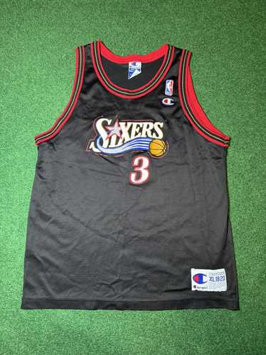 Champion × NBA × Vintage Vtg 90s Allen Iverson Cha