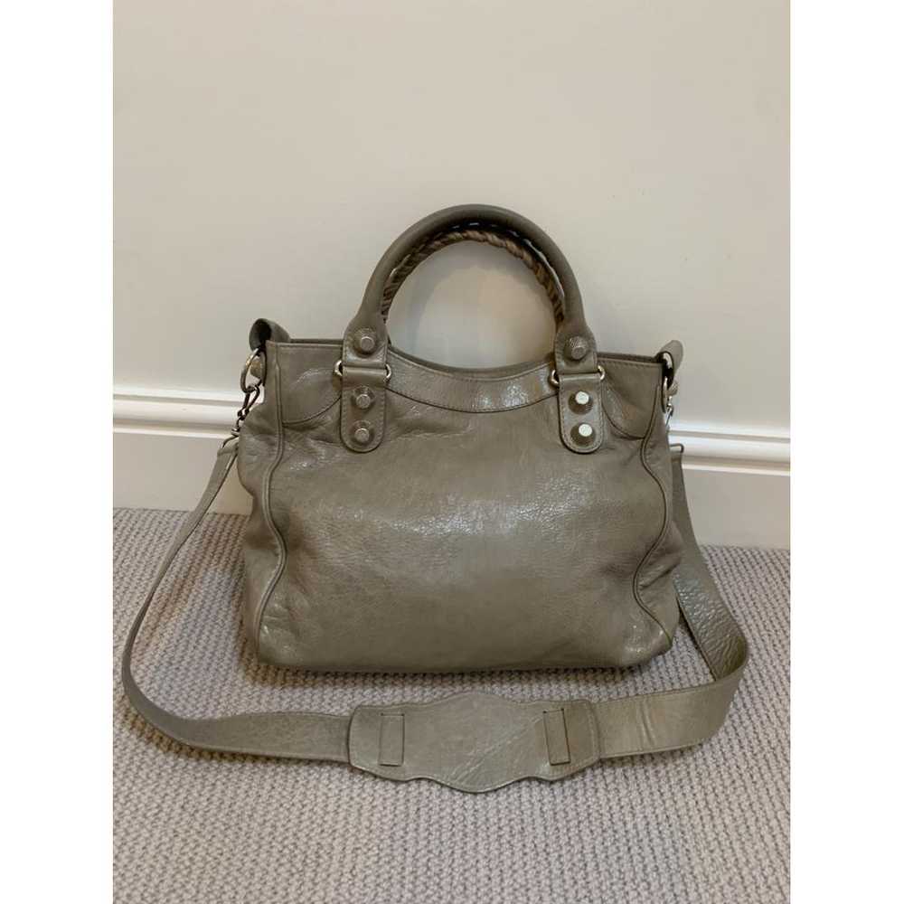 Balenciaga Neo Cagole City leather handbag - image 2