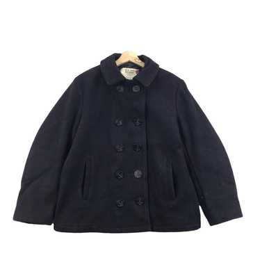 Schott Vintage SCHOTT USA 740N Navy Black Pea Coa… - image 1