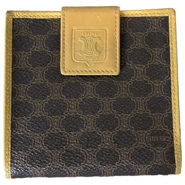 Celine Triomphe Vintage cloth wallet