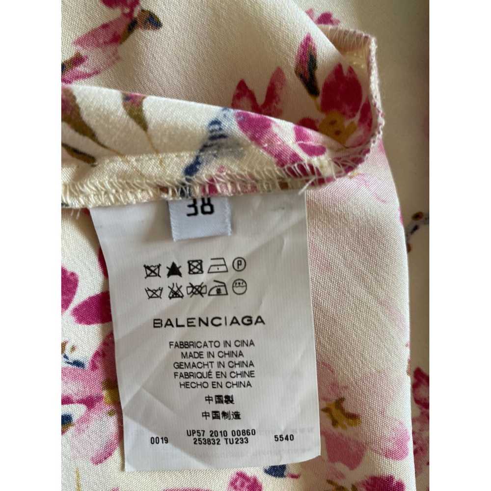 Balenciaga Silk mid-length dress - image 5