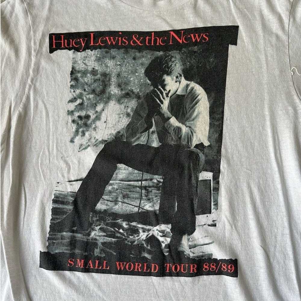 Band Tees × Hanes × Vintage Vintage 80' Huey Lewi… - image 2