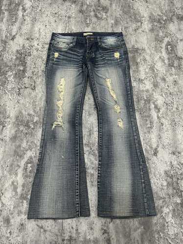 20471120 × Distressed Denim × Japanese Brand Flar… - image 1