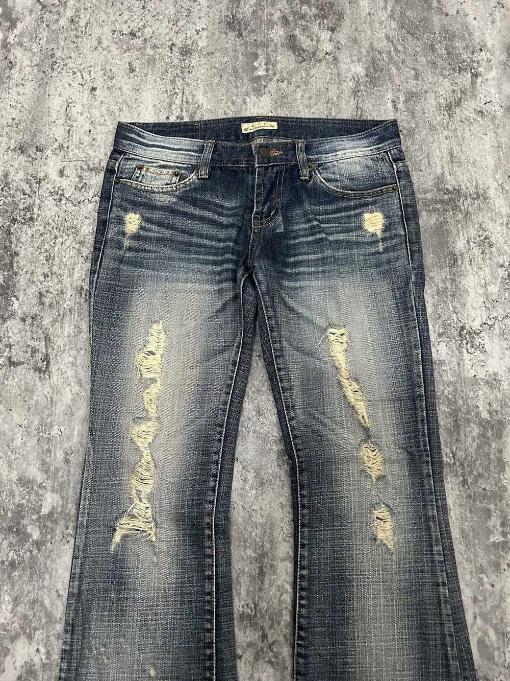 20471120 × Distressed Denim × Japanese Brand Flar… - image 4