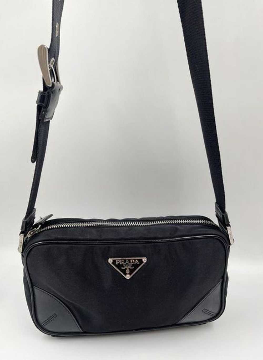 Prada Authentic PRADA Nylon Crossbody Camera Bag - image 5