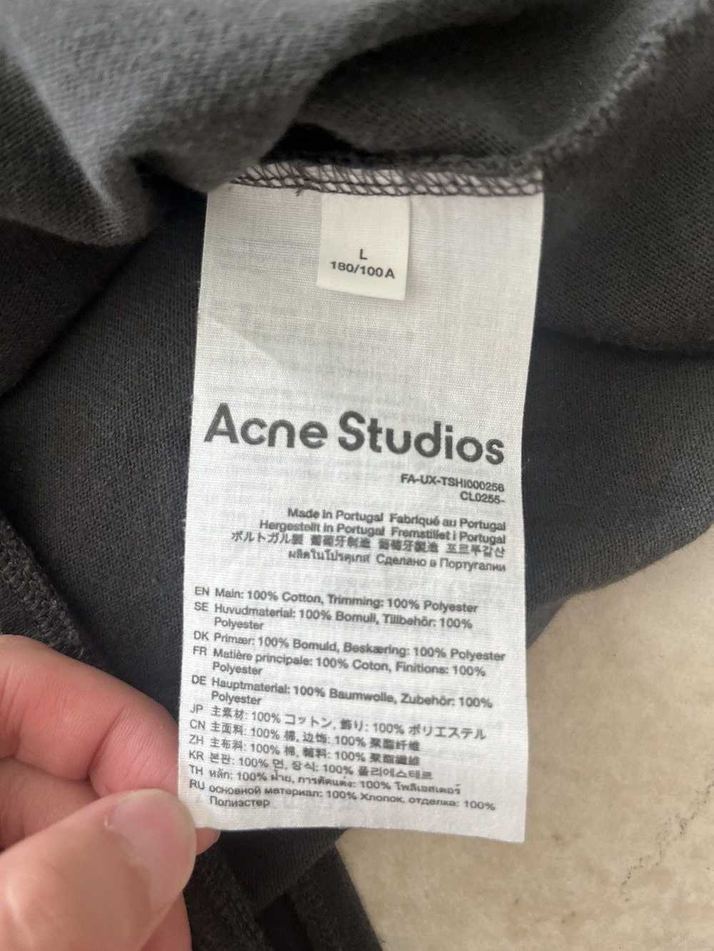 Acne Studios Acne Studios STHLM Gray Patch tee - image 4