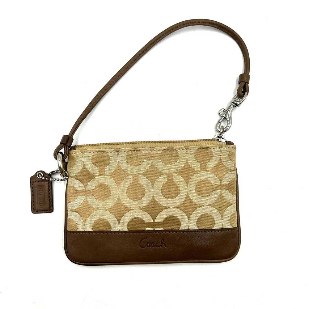 Coach Coach Wristlet Signature C Op Art Sateen Ja… - image 1