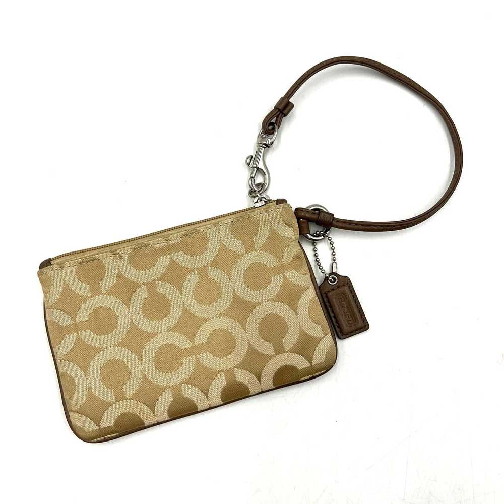 Coach Coach Wristlet Signature C Op Art Sateen Ja… - image 3