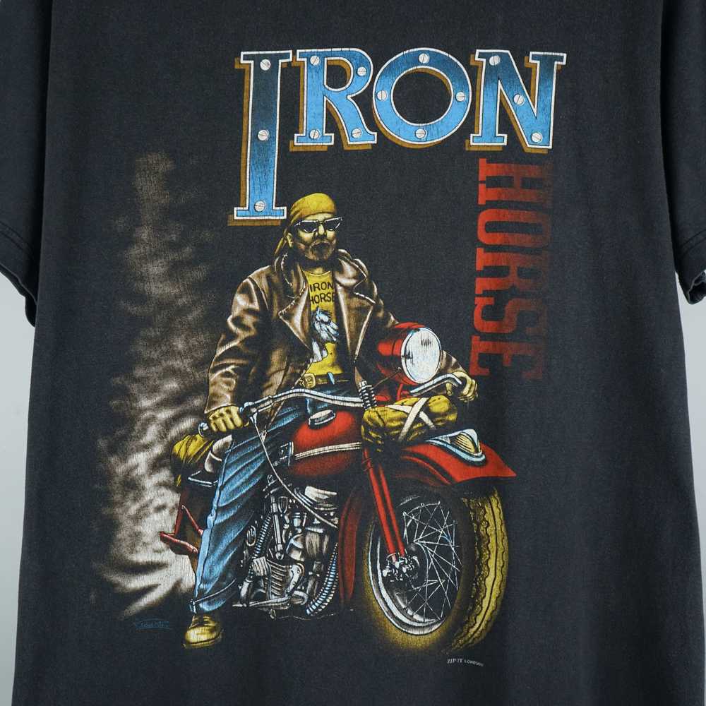 Harley Davidson × Vintage 1990s Iron Horse Biker … - image 2