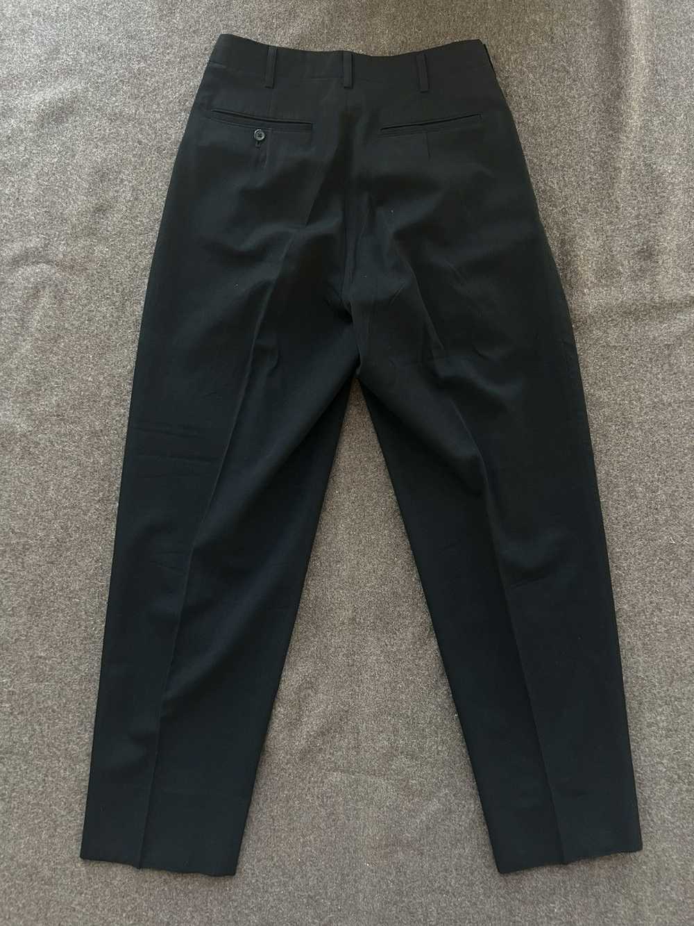 Yohji Yamamoto × Ys For Men 90s Black Tapered Tro… - image 3