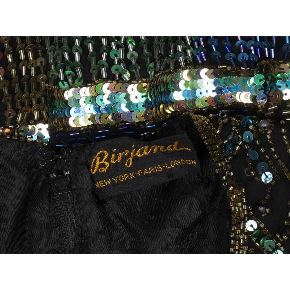 Vintage Vintage Birjand Beaded Sequin Silk Party … - image 10