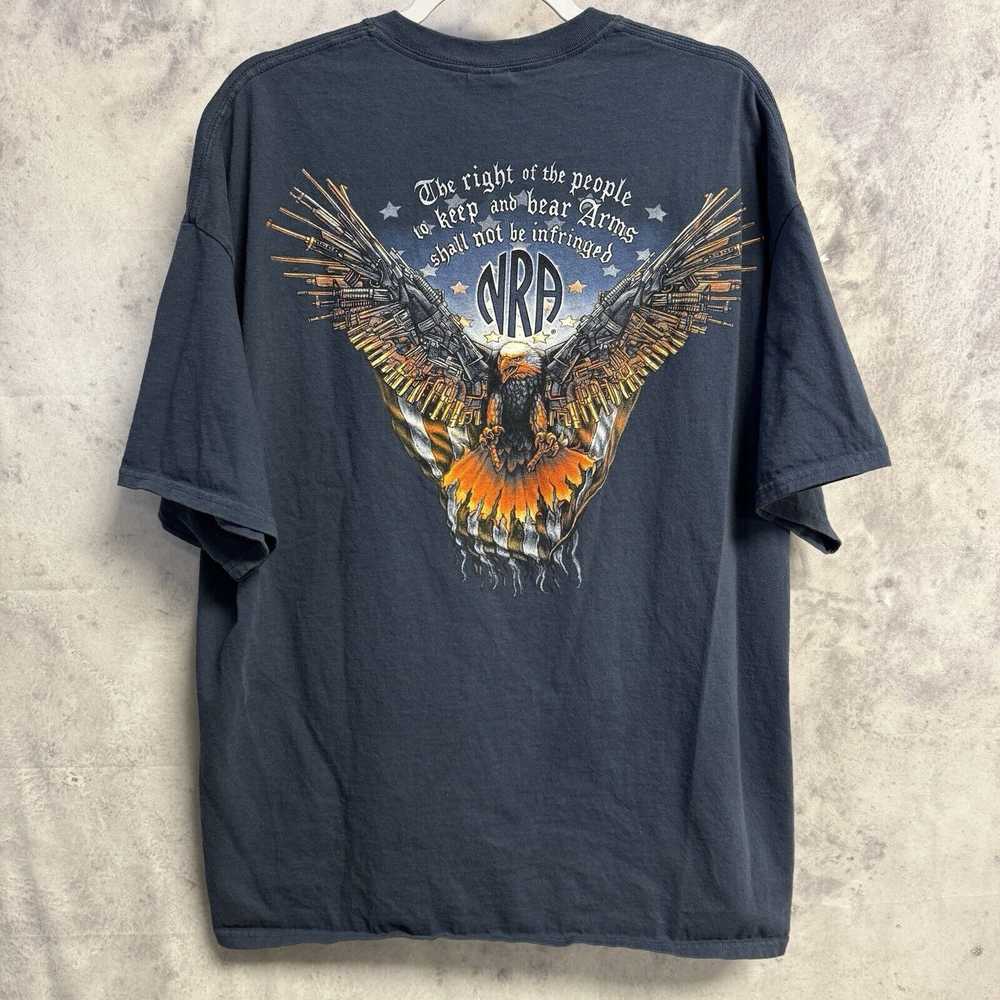 Vintage Vintage NRA T Shirt Mens 2XL Blue Nationa… - image 2