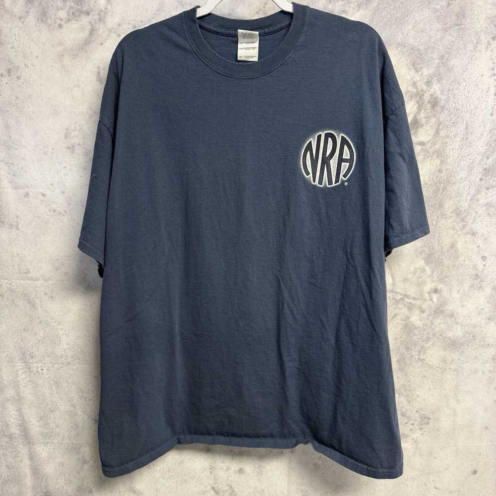 Vintage Vintage NRA T Shirt Mens 2XL Blue Nationa… - image 3