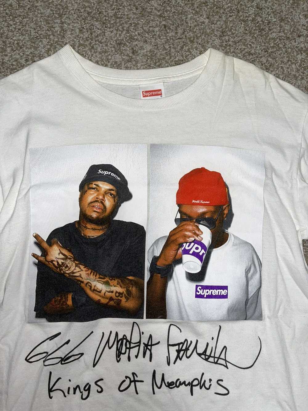 Supreme Supreme Three Six 3 6 Mafia Photo Tee - image 1