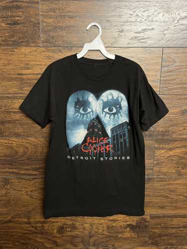 Designer Alice Cooper T-shirt Detroit Stories Albu