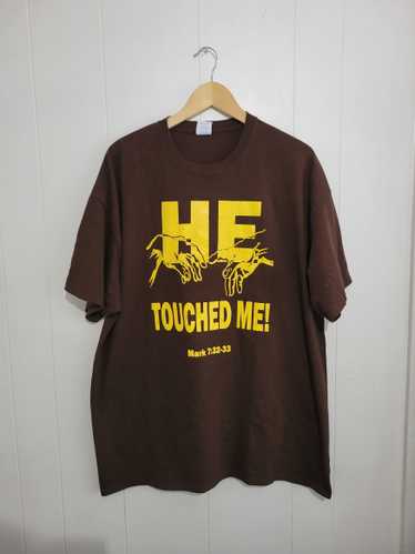 Streetwear × Very Rare × Vintage Jesus touched me 