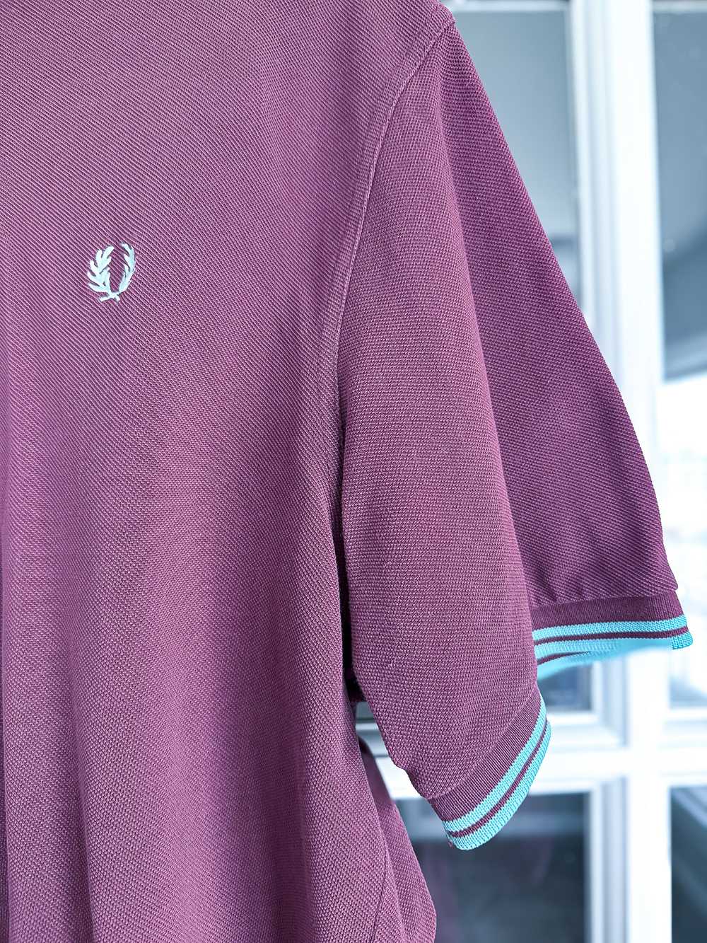 Fred Perry Fred Perry Twin Tipped Maroon / Green … - image 3