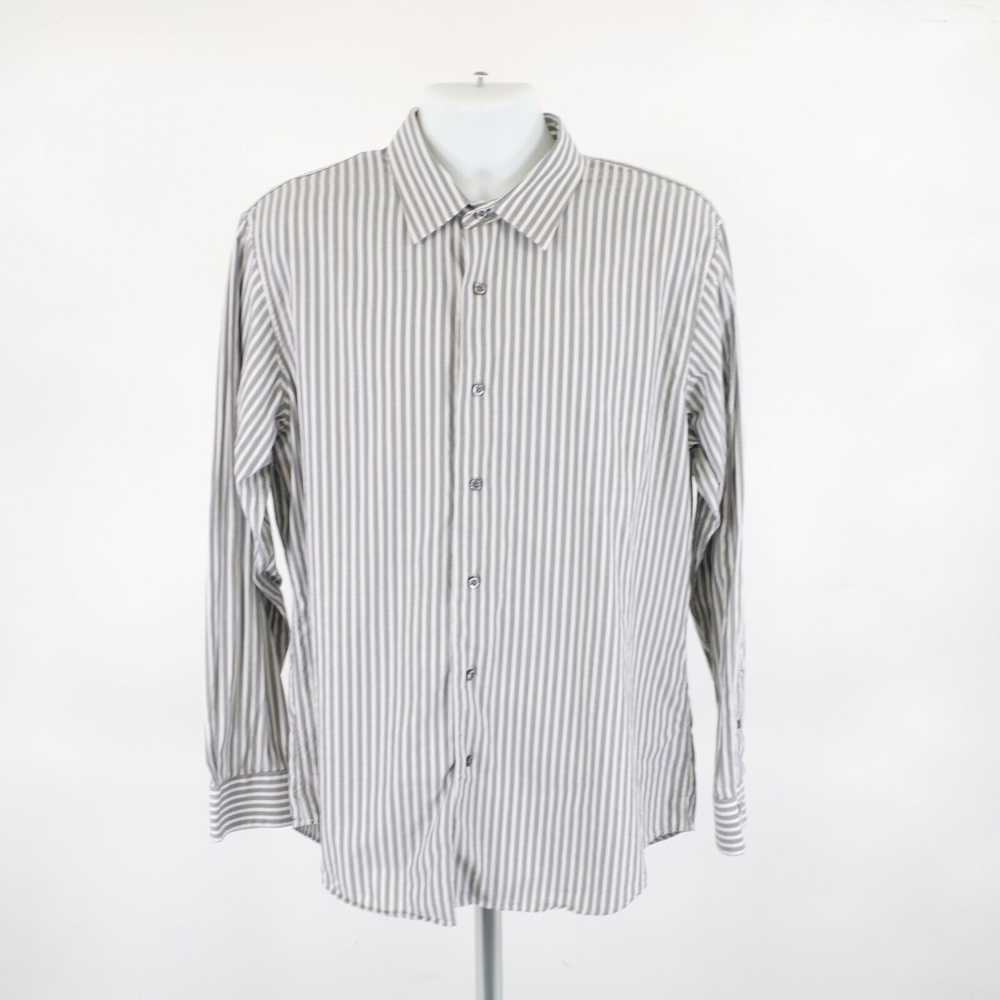 Apt. 9 Apt. 9 Superfine 80% Cotton Gray White Str… - image 4