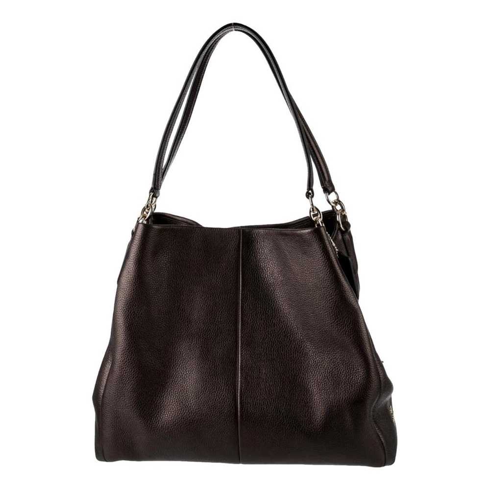 Coach Edie leather handbag - image 1