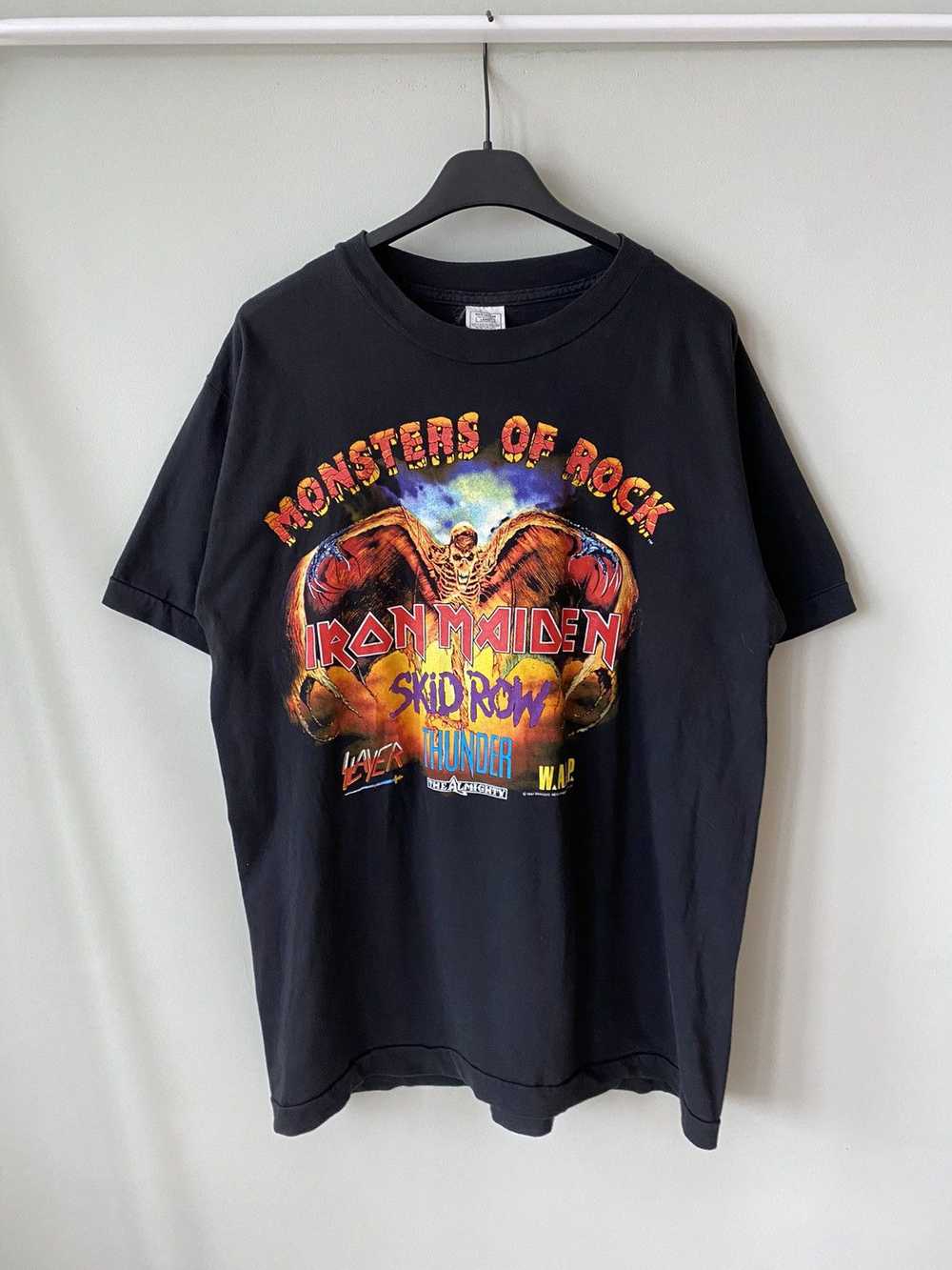 Iron Maiden × Rock Tees × Vintage 1992 Iron Maide… - image 1