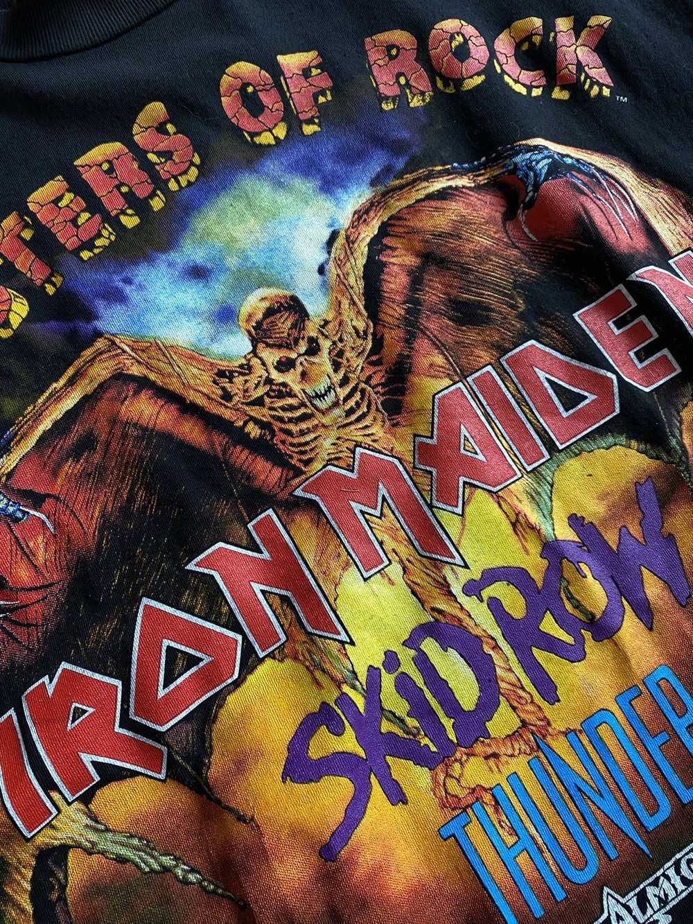 Iron Maiden × Rock Tees × Vintage 1992 Iron Maide… - image 6