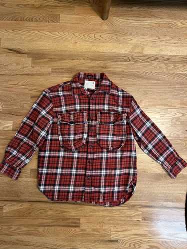 R13 R13 Oversized Plaid Shirt