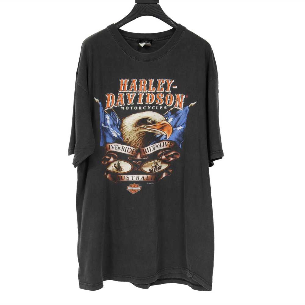 Harley Davidson × Vintage 1990's Vintage Sun Fade… - image 2