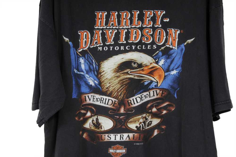 Harley Davidson × Vintage 1990's Vintage Sun Fade… - image 4