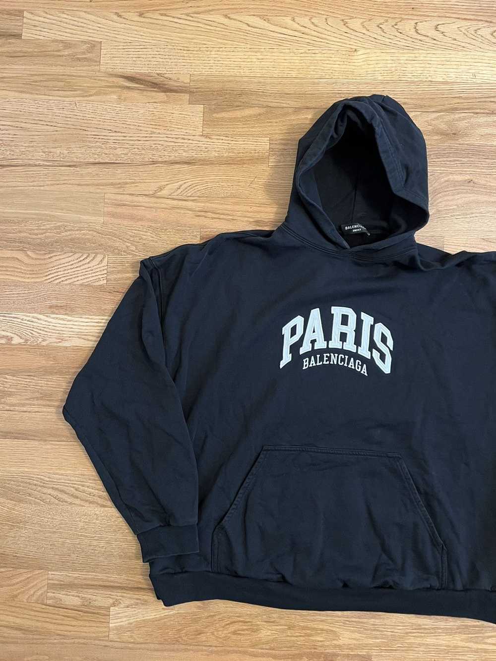 Balenciaga Balenciaga Paris Embroidered Hoodie - image 2