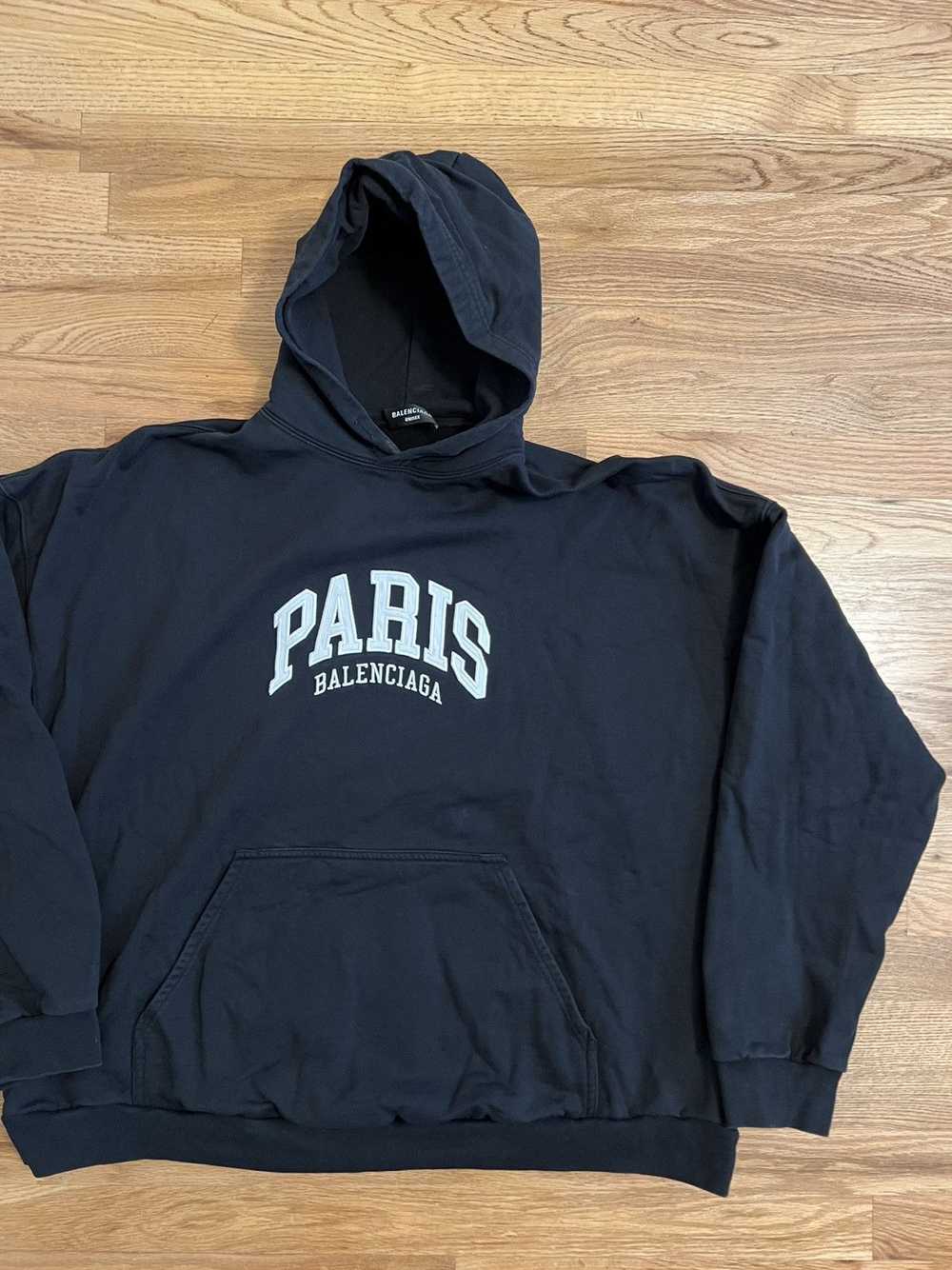 Balenciaga Balenciaga Paris Embroidered Hoodie - image 3