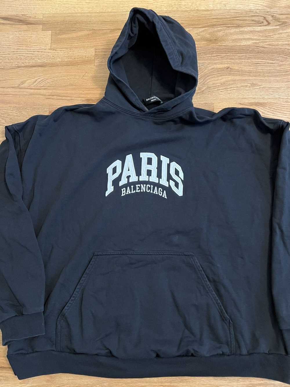 Balenciaga Balenciaga Paris Embroidered Hoodie - image 4