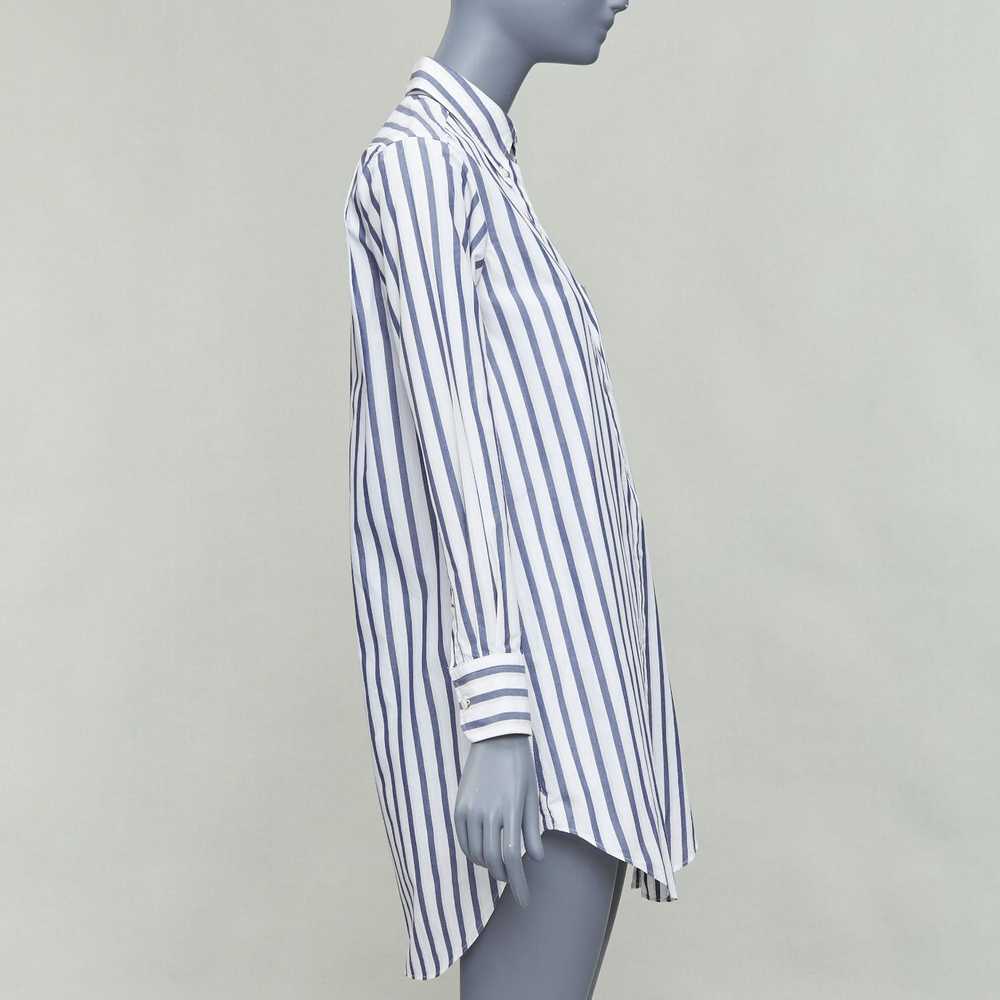 Thom Browne THOM BROWNE blue white poplin cotton … - image 4