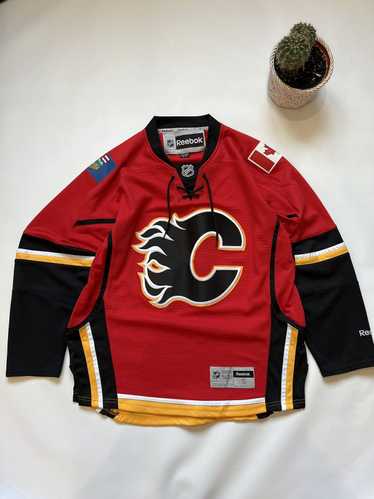 NHL × Reebok reebok calgary flames nhl hockey jers