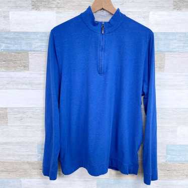 J. Mclaughlin J McLaughlin 1/4 Zip Mock Neck Sweat