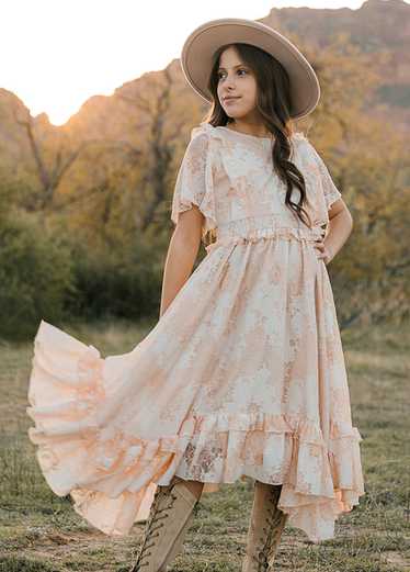 Joyfolie Eliana Dress in Shell