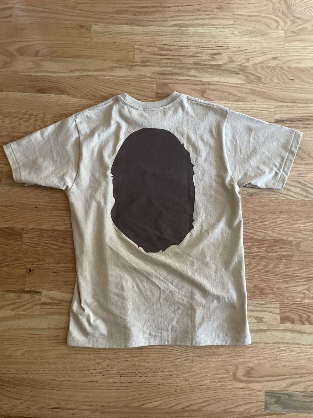 Bape BAPE Big Ape Head Tee 'Beige' - image 2