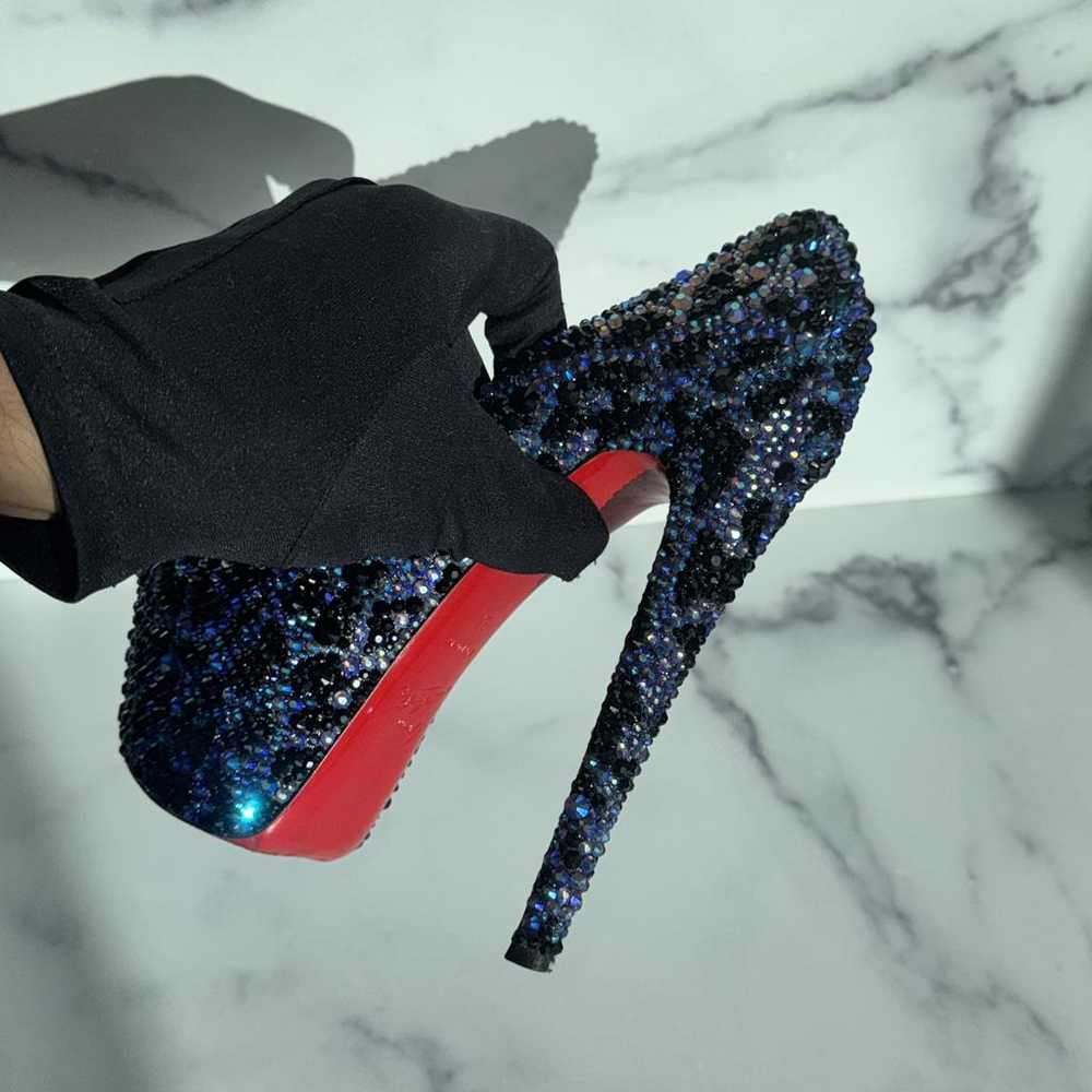 Christian Louboutin Glitter heels - image 10