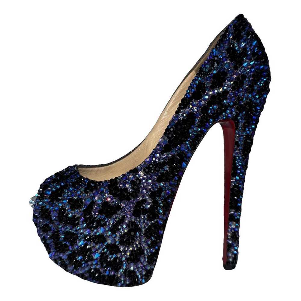 Christian Louboutin Glitter heels - image 1