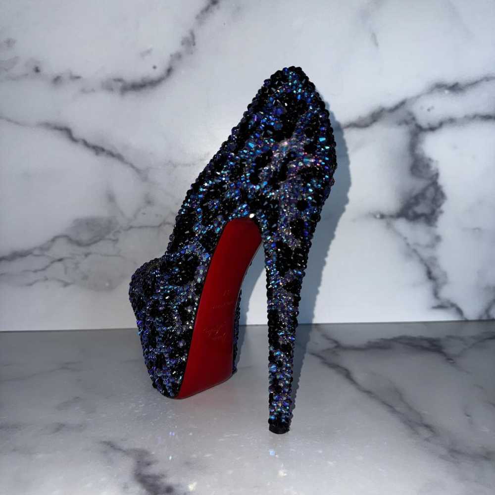 Christian Louboutin Glitter heels - image 3