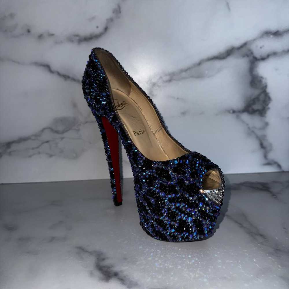 Christian Louboutin Glitter heels - image 6