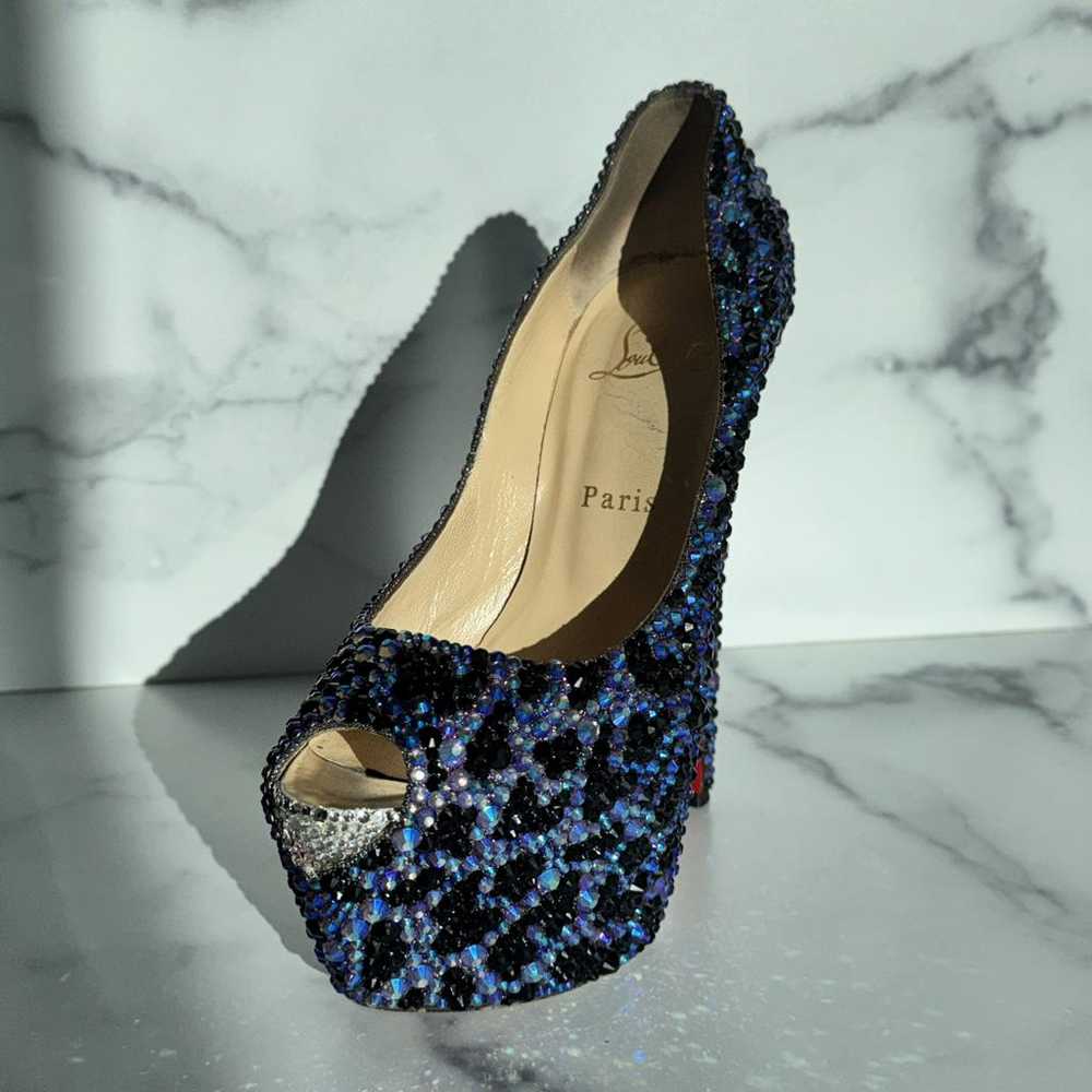 Christian Louboutin Glitter heels - image 7